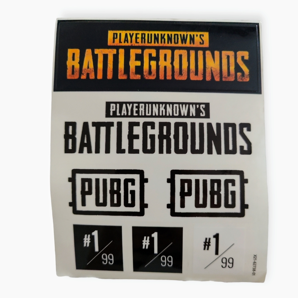 PUBG Sticker Decal Set Player Unknown Battle Grounds Royale Game Gamer